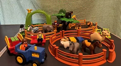 Buy Playmobil 123 Farm And Zoo Bundle - Loads Of Animals And Figures (S) • 20£