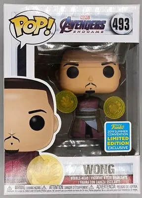 Buy Funko POP #493 Wong Avengers Endgame 2019 Con Limited - Inc POP Protector • 17.99£