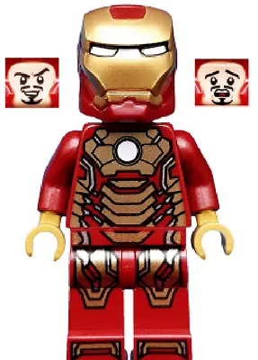Buy LEGO Iron Man 3 Sh065 Iron Man Mark 42 Armor Minifigure Good Condition • 12.35£