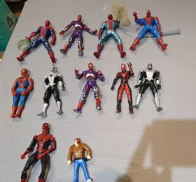 Buy 11x Marvel Comics Spider-Man Variant Figure Bundle Job Lot Rare Vintage  Toybiz  • 24.99£