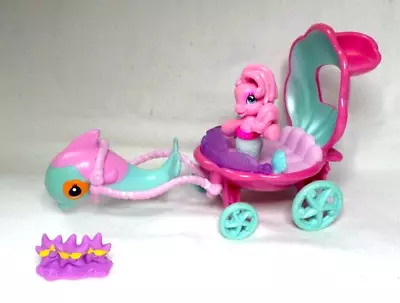 Buy My Little Pony My Little Ponyville Mermaid Dolphin Carriage Siren Hasbro • 29.74£