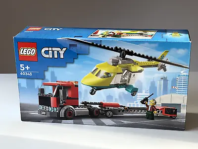 Buy LEGO CITY: Rescue Helicopter Transport (60343) BRAND NEW / FACTORY SEALED • 19.99£