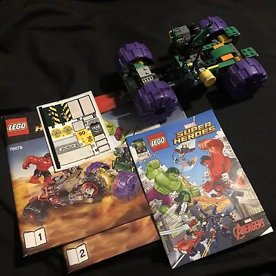 Buy LEGO Marvel Super Heroes 76078 Hulk Vs. Red Hulk | Green Car Only | VGC • 13.99£