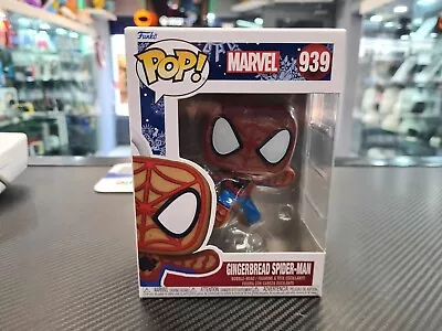 Buy Marvel Holiday Gingerbread Spider Man #939 Funko Pop! Fast Delivery • 19.99£