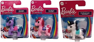 Buy Mattel Barbie Dreamtopia Unicorn Lollipop Ice Cream Sparkle Cake Figure (Selection) • 12.55£