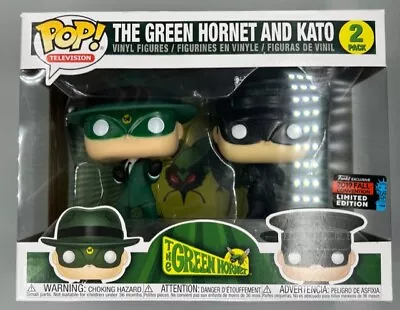 Buy [2 Pack] The Green Hornet And Kato (Fists Up) - 2019 Con Funko POP • 14.99£
