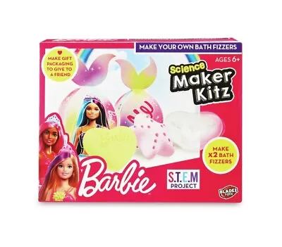 Buy 🔥NEW🔥Barbie Science Maker Kitz, Makes 2 Bath Fizzers Gift For Girls 🎁 👍🏻  • 5.99£