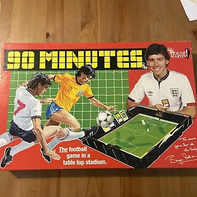 Buy 90 Minutes Board Game Bryan Robson Football 1980’s Retro Vintage • 10£