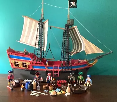 Buy Playmobil Pirate Ship Large 3940 3286 • 79.89£