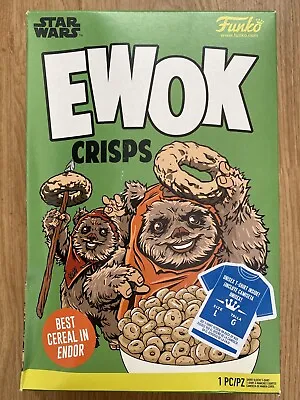 Buy Funko Star Wars EWOK Crisps Cereal Box Size Large T-Shirt New Sealed • 19.99£