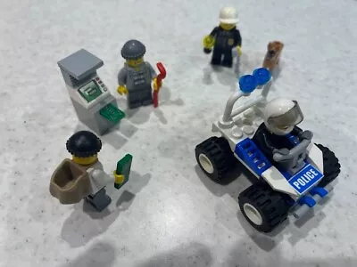 Buy LEGO Set 7279 (4 Minifigures Police/Crooks Quad Bike, Dog, ATM) Complete In Box • 3.50£