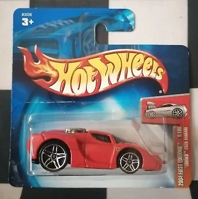 Buy Hot Wheels 2004 First Editions Tooned Enzo Ferrari Short Card Collector No 009 • 9.99£