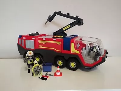 Buy Playmobil City Action 5337 Airport Fire Engine Set With Working Light And Sounds • 28.99£