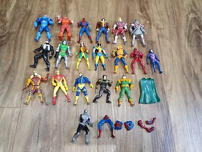 Buy Bundle Of 1990's Toybiz Heavy Metal Heroes Action Figures Played With Condition • 35£