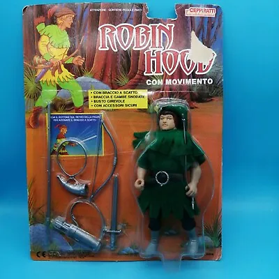 Buy Vintage ROBIN HOOD Action Figure CEPPIRATTI Twisting Head Mego Super Hero • 34.32£