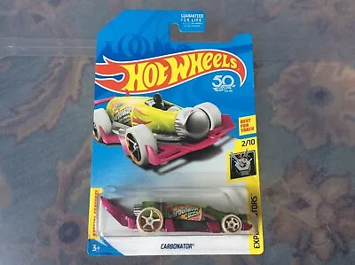Buy Hot Wheels Carbonator Kmart Exclusive 2018 In Pink/Green - Rare - Small Crack • 12.99£