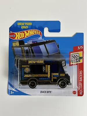 Buy Hot Wheels New Year 2021 Quick Bite Holiday Racers 1:64 GRY78M521 B1 • 6.99£
