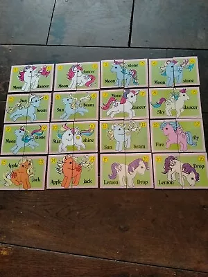 Buy Vintage My Little Pony Snap? Cards Full Set Of 36 Pairs • 16.95£