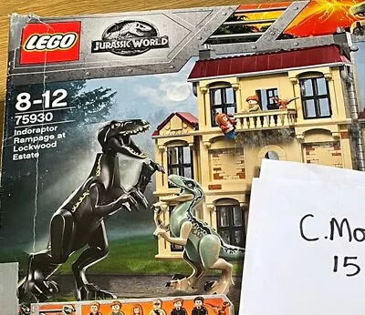 Buy LEGO Jurassic World Indoraptor Rampage At Lockwood Estate (75930) • 100£
