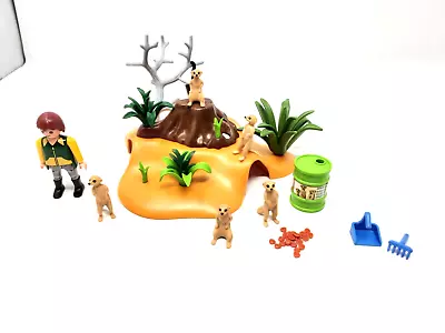 Buy Playmobil 4853 Meerkat Family Zoo Island - Complete • 14.50£