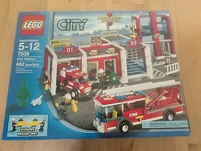 Buy 2010 Lego City 7208 Fire Station W/ Instructions & Box No Minifigs Incomplete • 55.93£