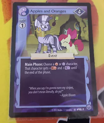 Buy My Little Pony Apples And Oranges #98 F CCG Card Hasbro • 21.73£