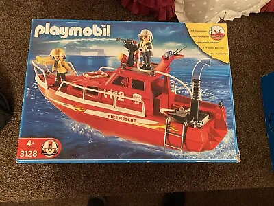 Buy PLAYMOBIL Fire Rescue Boat With Pump (3128) • 15£