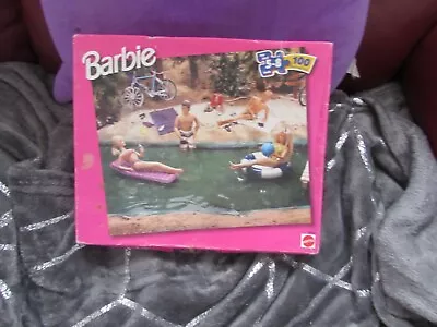 Buy Collectable Vintage Barbie Doll Beach Scene 100 Piece Jigsaw Puzzle Mattel 1999 • 10£