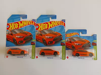 Buy Hot Wheels | Ford Focus RS Bundle | X3 Cars • 10.49£