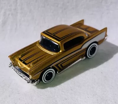 Buy Hot Wheels '57 Chevy Gold White Decals 1/64 Diecast Great Condition See Photos • 4.40£