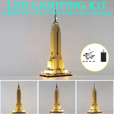 Buy LED Light Kit For Empire State Building - Compatible With LEGO 21046 Set • 19.19£