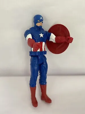 Buy Marvel Captin America Figure With Shield 2014 Hasbro • 12£