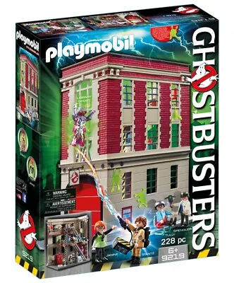 Buy Playmobil Ghostbusters Firehouse 9219 6+ Year Play Set • 76.10£