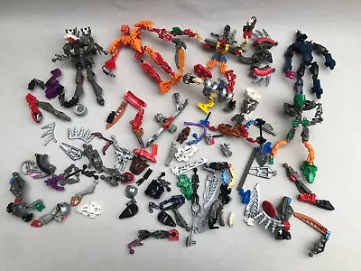 Buy Lego Bionicle Bundle Job Lot Parts Spares 975g Ben 10 Chromastone 8985 Ackar • 7.99£
