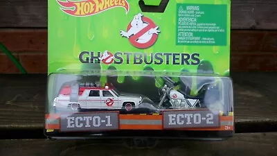 Buy Hotwheels Ghostbusters Ecto 1 And Ecto 2 Carded Very Good Condition • 32.99£