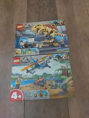 Buy 2 X Lego Jurassic World 75942 Velociraptor Biplane Rescue Mission & 76940 T.Rex • 60£