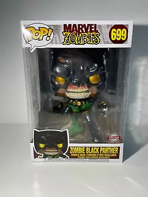 Buy Funko Pop! Marvel Zombies - Zombie Black Panther 10  Inch #699 • 29.99£
