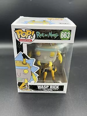 Buy Funko Pop Animation Rick And Morty Wasp Rick 663 • 11.99£