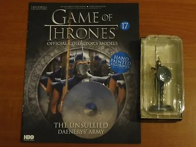 Buy THE UNSULLIED 'Daenery's Army' Part 17 Eaglemoss Game Of Thrones Figurine Collec • 14.99£