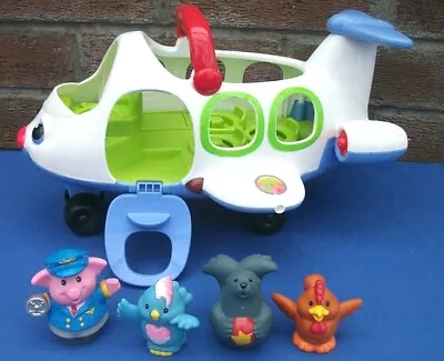 Buy Little People/Fisher Price Airplane With 4 Animal Figures  • 11.99£