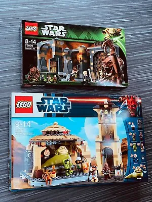 Buy 75005 Rancor Pit + 9516 Jabba's Palace | Brand New Sealed LEGO STAR WARS Retired • 675£