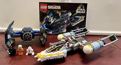 Buy Vintage LEGO Star Wars Tie Fighter Y-Wing 7150 100% Complete W/minifigs & Manual • 71.34£
