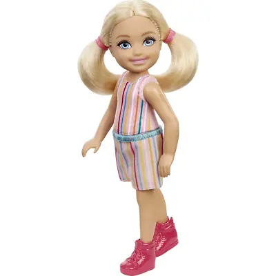 Buy Barbie Club Chelsea Pink Stripe Outfit Blonde Doll Toy Kids Childrens Mattel • 10.99£