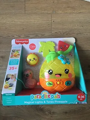 Buy Fisher-Price Paradise Pals Magical Lights & Tunes Pineapple 6-36 Months • 18.97£