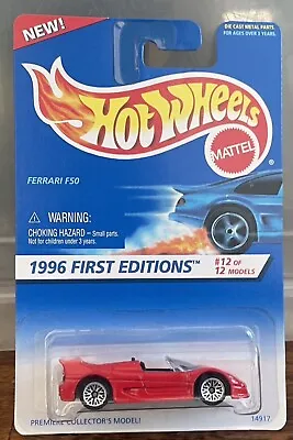 Buy Hot Wheels Ferrari F50 Red 1996 First Editions Die-cast • 12£