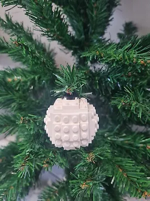 Buy Christmas Tree Bauble Ornament Decoration Kit White Genuine Lego FREE POSTAGE  • 6.99£