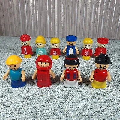 Buy Vintage Fisher Price Little People Bundle - Indian Train Captain Hat Yellow Red  • 13.99£