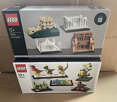 Buy Lego 40563 Tribute To Lego House & 40585 World Of Wonders - Brand New Sealed • 49.99£