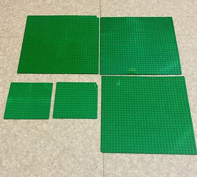 Buy Lego Baseboards Plates Green 32 X 32 16x16  Damaged Joblot Vintage • 17.99£