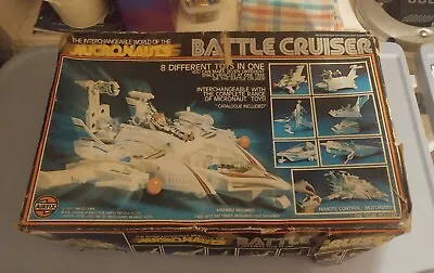 Buy Vintage Airfix MEGO 'Micronauts Battle Cruiser' With Figure In VGC (1977)  • 95£